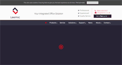 Desktop Screenshot of leemic.co.uk